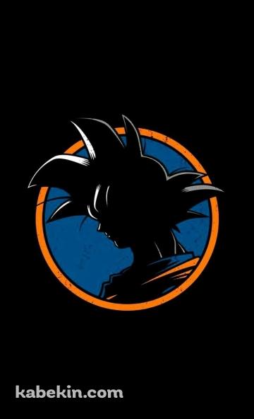 ドラゴンボール 孫悟空 シルエットのAndroidの壁紙(360px x 592px) スマホ用