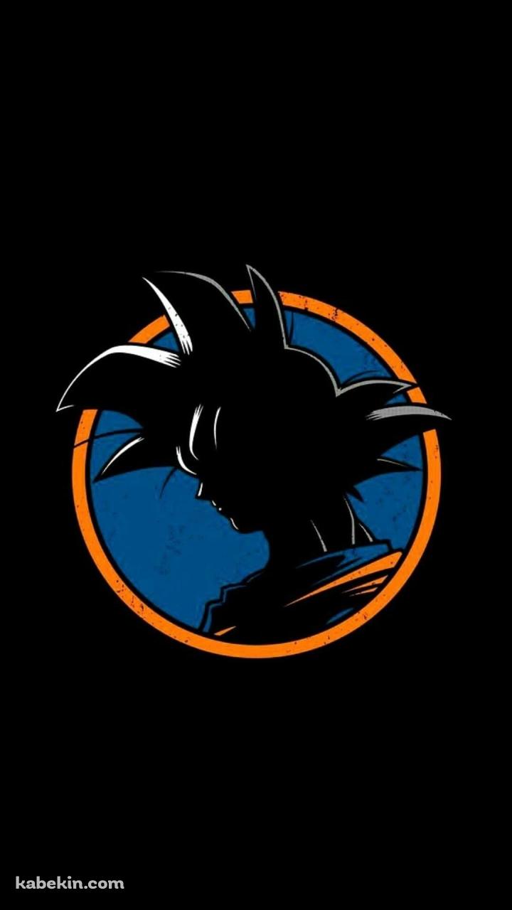 ドラゴンボール 孫悟空 シルエットのAndroidの壁紙(720px x 1280px) スマホ用