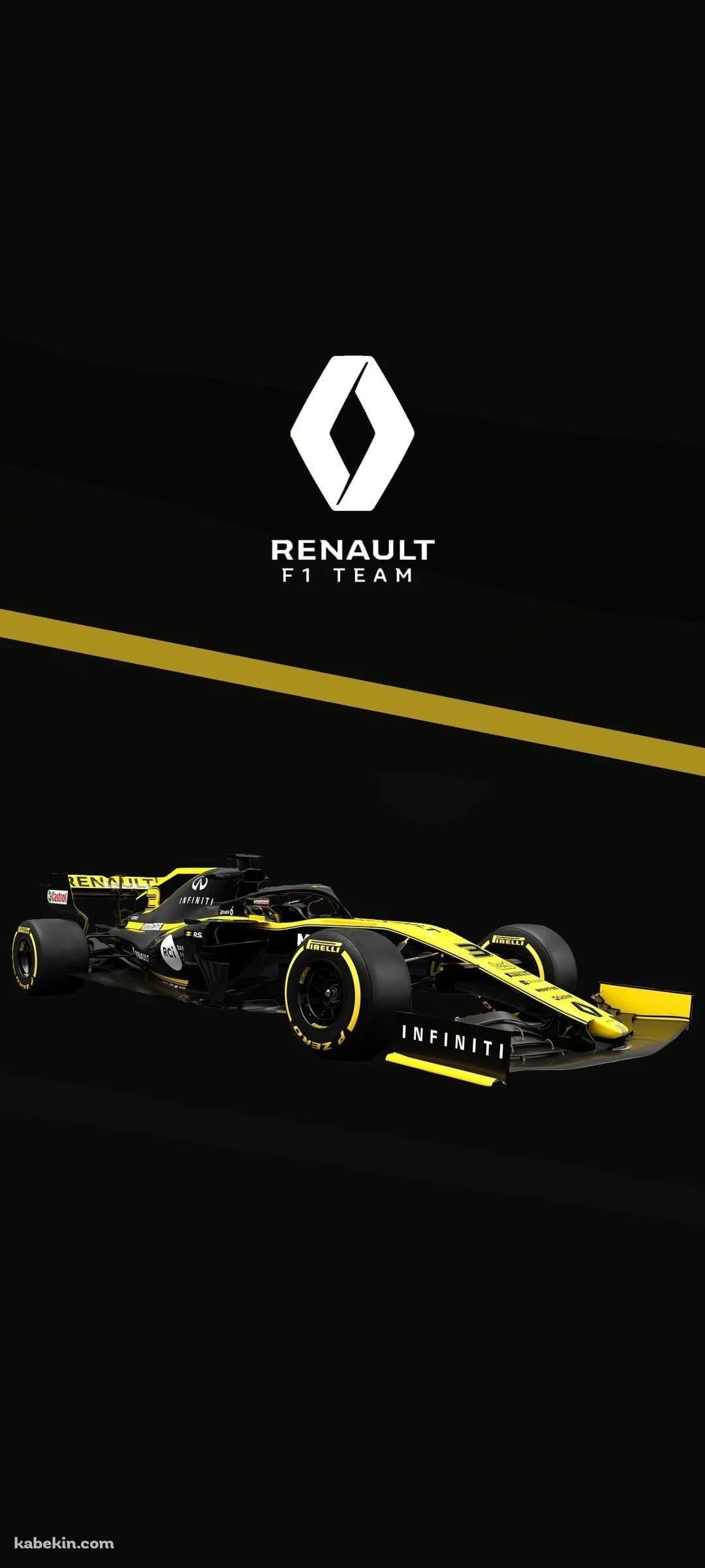 かっこいいルノーのF1のAndroidの壁紙(1080px x 2400px) スマホ用
