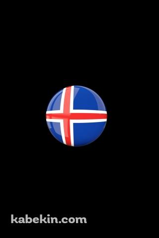 アイスランド 国旗のAndroidの壁紙(320px x 480px) スマホ用
