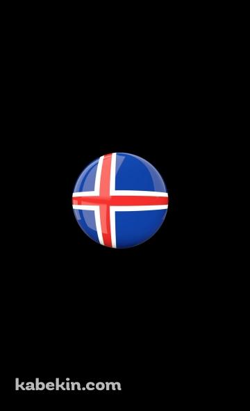 アイスランド 国旗のAndroidの壁紙(360px x 592px) スマホ用