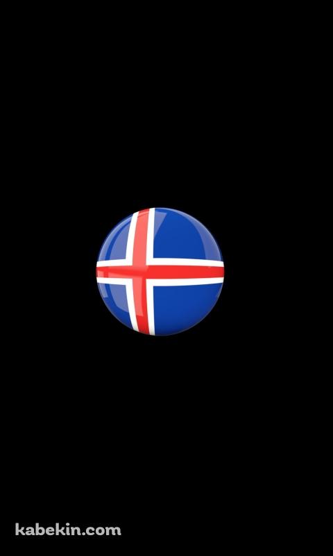 アイスランド 国旗のAndroidの壁紙(480px x 800px) スマホ用
