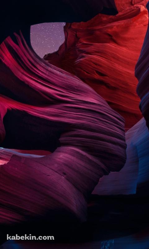 アメリカ アリゾナ アンテロープ・キャニオンのAndroidの壁紙(480px x 800px) スマホ用