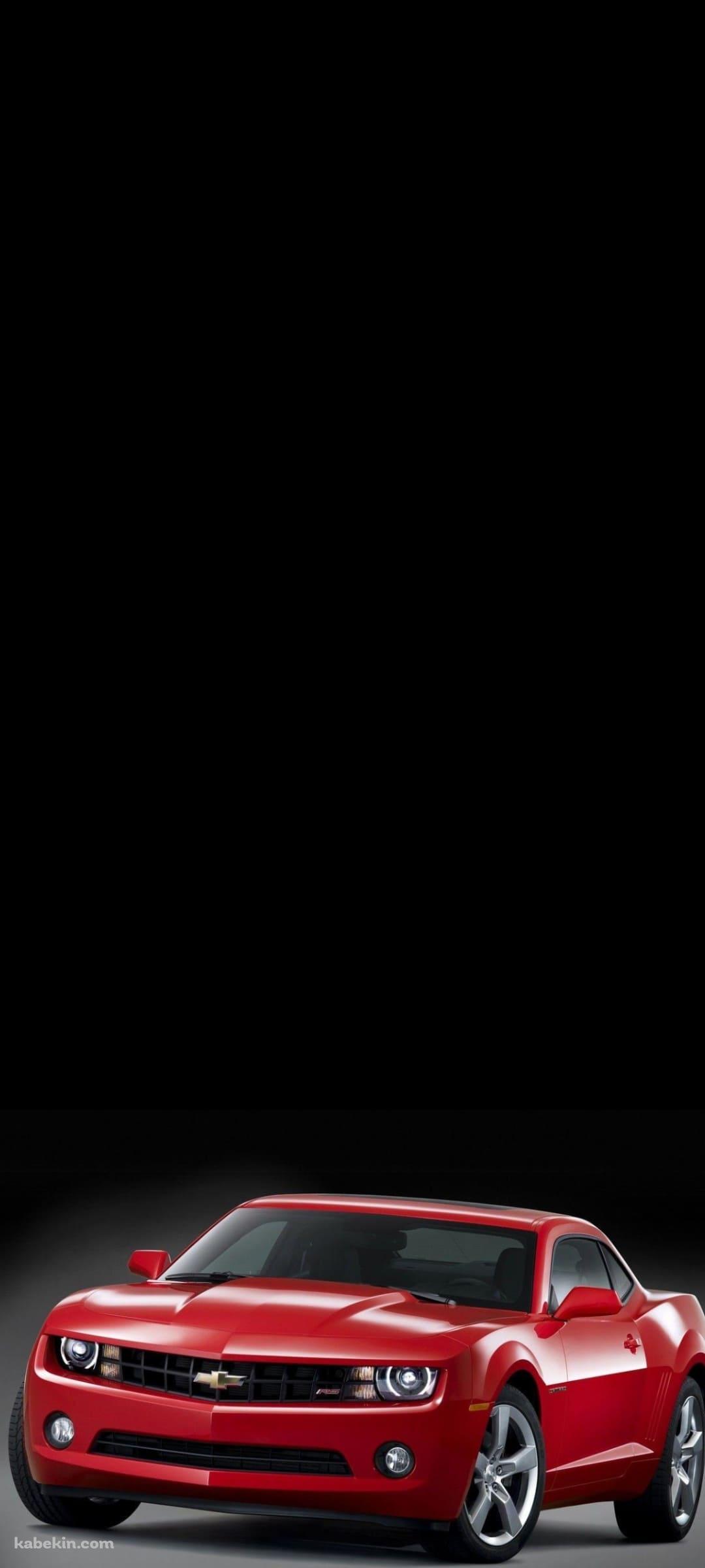 赤のシボレー カマロのAndroidの壁紙(1080px x 2400px) スマホ用