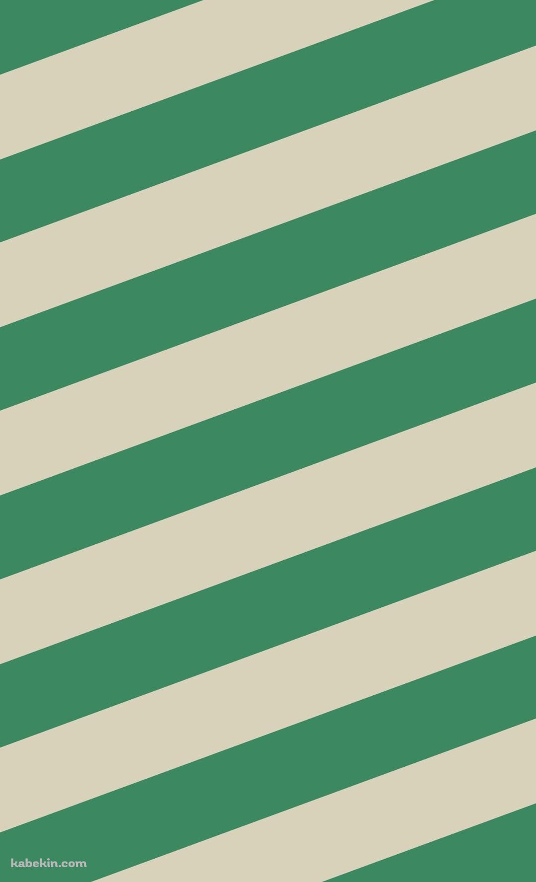 緑のボーダー柄のAndroidの壁紙(1080px x 1776px) スマホ用