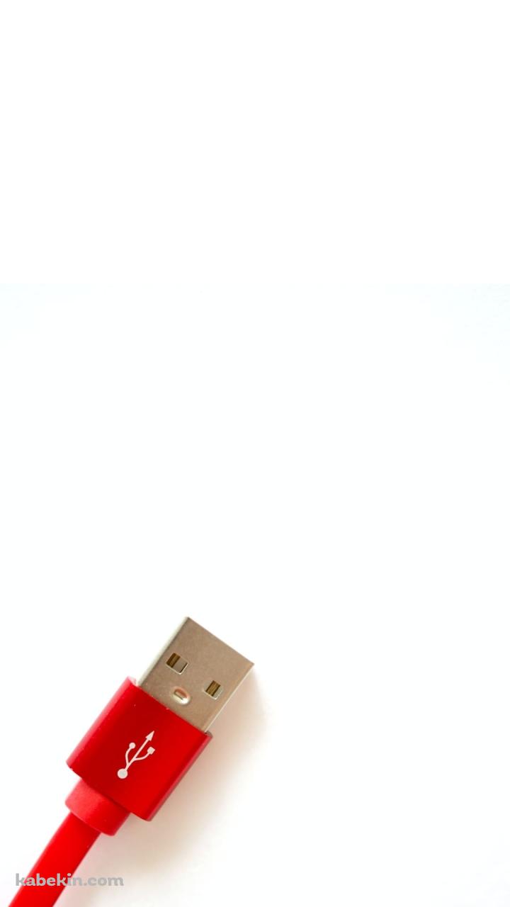 赤いUSBケーブルのAndroidの壁紙(720px x 1280px) スマホ用