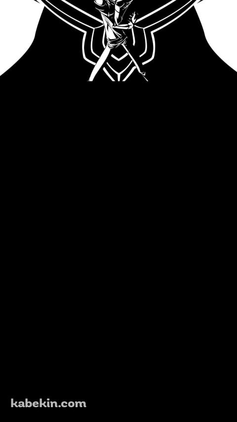 コードギアス ルルーシュ 白黒のAndroidの壁紙(480px x 854px) スマホ用