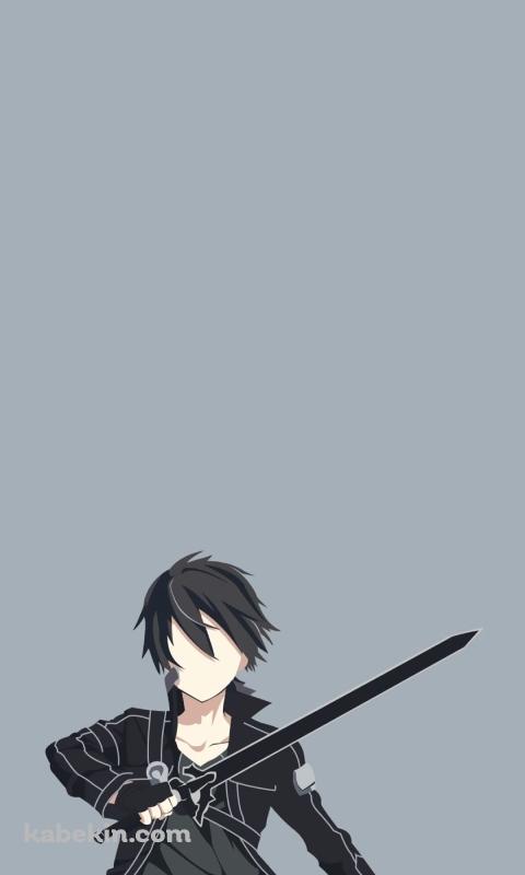 ソードアート・オンライン オ キリト ベクターのAndroidの壁紙(480px x 800px) スマホ用