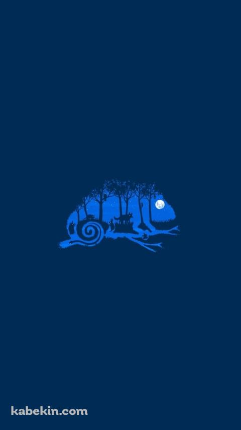 青いカメレオンのAndroidの壁紙(480px x 854px) スマホ用