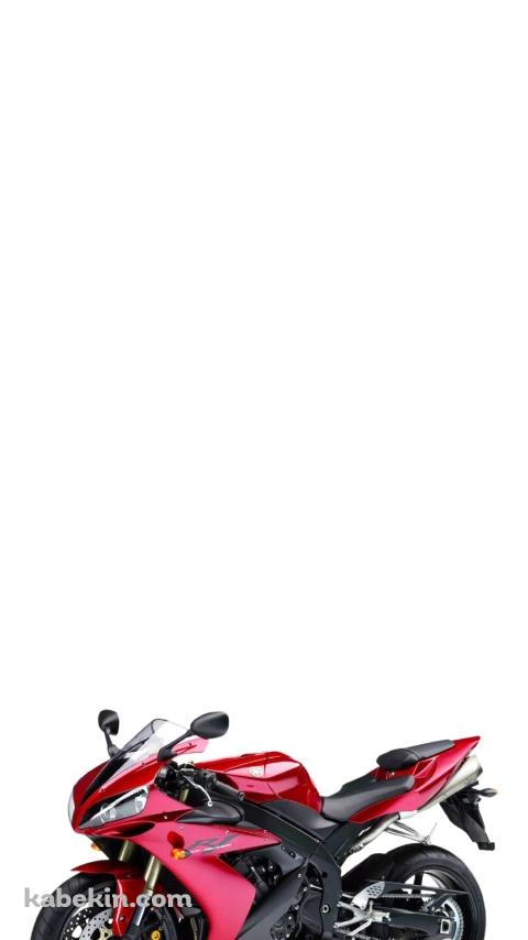 YAMAHAの赤いバイクのAndroidの壁紙(480px x 854px) スマホ用