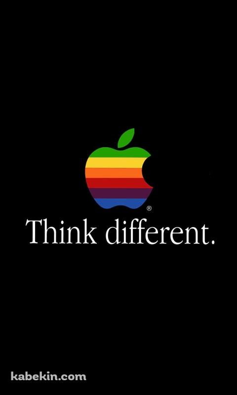 Apple Think DifferentのAndroidの壁紙(480px x 800px) スマホ用