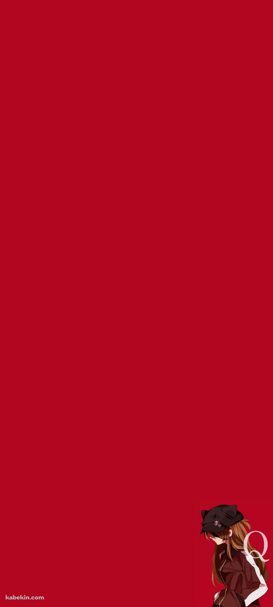 俯くアスカ エヴァQのAndroidの壁紙(1080px x 2400px) スマホ用