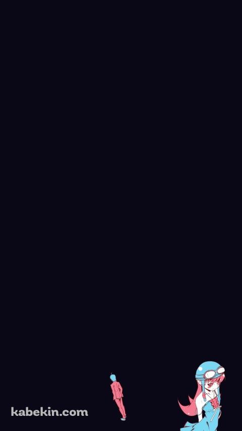 阿良々木 暦 忍野 忍 化物語のAndroidの壁紙(480px x 854px) スマホ用