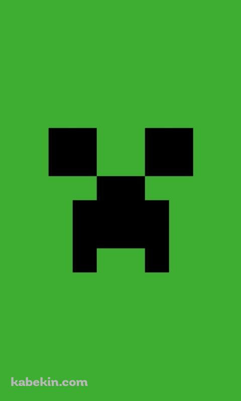 マインクラフト クリーパー 緑のAndroidの壁紙(480px x 800px) スマホ用