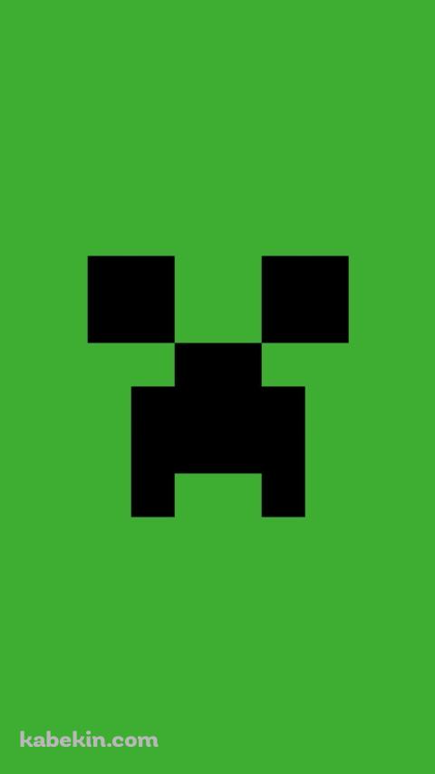 マインクラフト クリーパー 緑のAndroidの壁紙(480px x 854px) スマホ用
