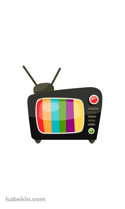 黒いテレビのAndroidの壁紙(480px x 800px) スマホ用