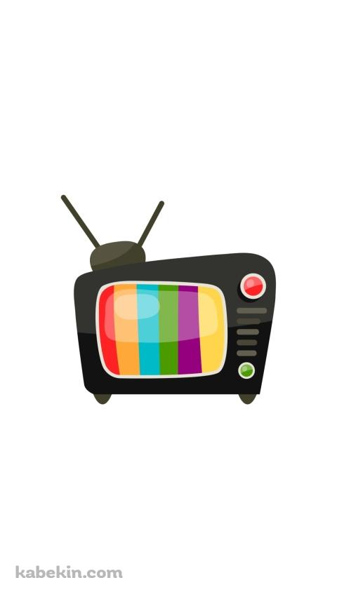黒いテレビのAndroidの壁紙(480px x 854px) スマホ用