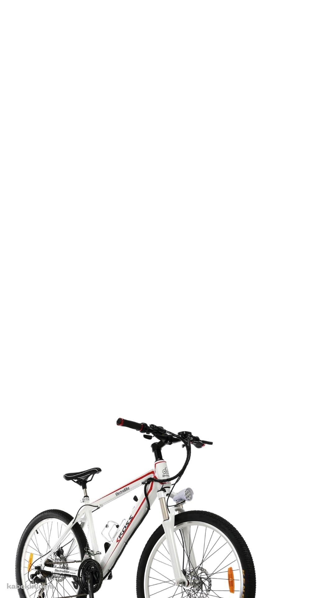 白いマウンテンバイクのAndroidの壁紙(1080px x 1920px) スマホ用