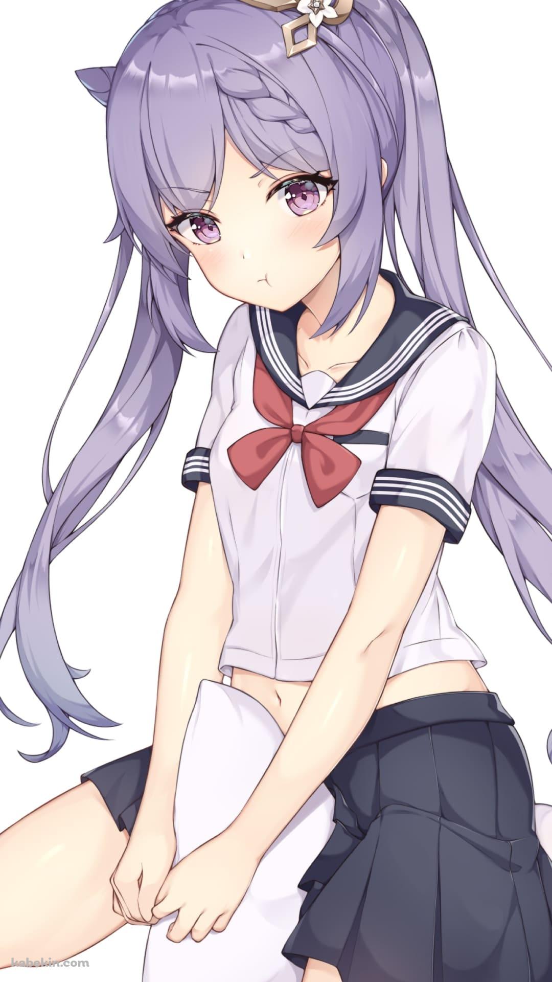 原神 セーラー服のケキン JK 女子高生 制服のAndroidの壁紙(1080px x 1920px) スマホ用