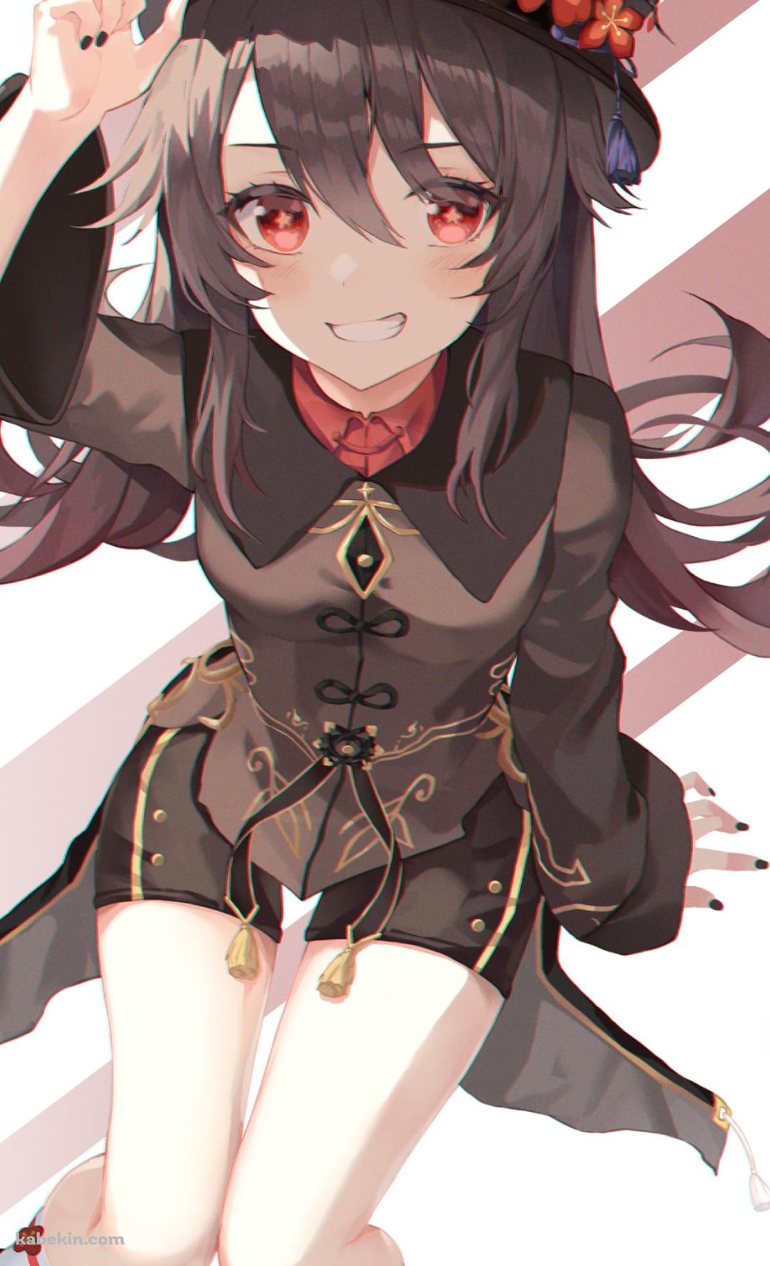 原神インパクト 胡桃(フータオ)のAndroidの壁紙(1080px x 1776px) スマホ用