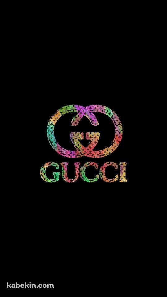 カラフルなGUCCIのロゴのAndroidの壁紙(540px x 960px) スマホ用