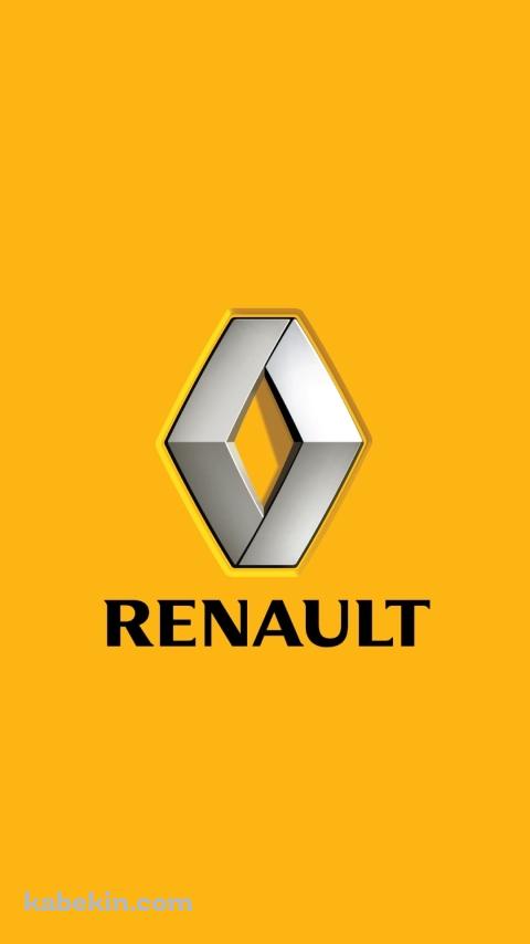 ルノーのロゴ・エンブレムのAndroidの壁紙(480px x 854px) スマホ用