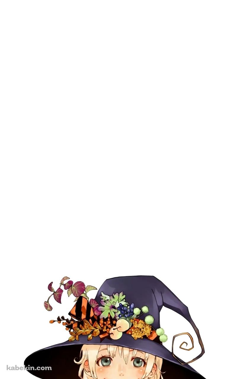 ハロウィン 魔女っ子 パンプキンのAndroidの壁紙(800px x 1280px) スマホ用