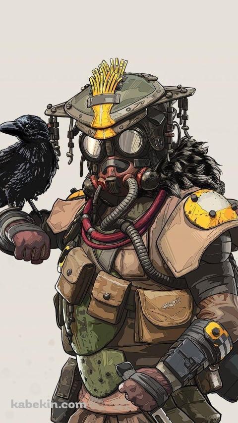 APEX ブラッドハウンドとカラスのAndroidの壁紙(480px x 854px) スマホ用