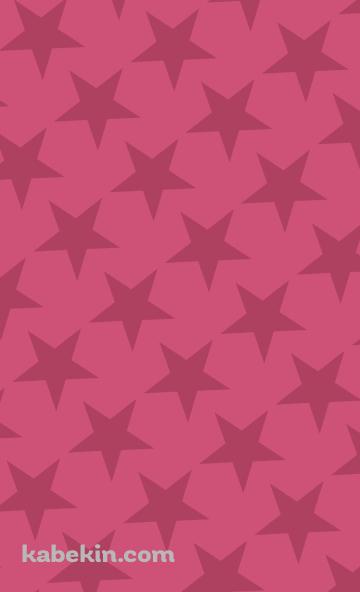可愛いピンクの星 2色 ロゴのAndroidの壁紙(360px x 592px) スマホ用