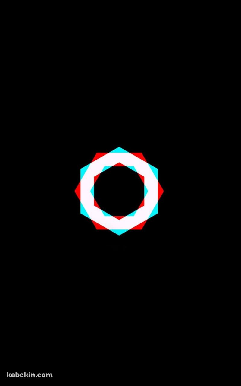 シンプルな3D アブストラクトのAndroidの壁紙(800px x 1280px) スマホ用