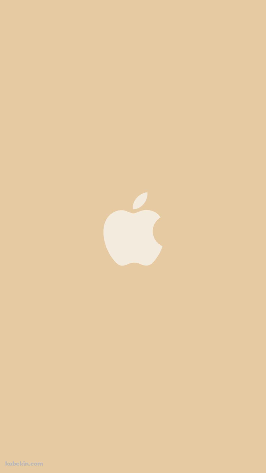 可愛いモカ アップルのロゴのAndroidの壁紙(1080px x 1920px) スマホ用