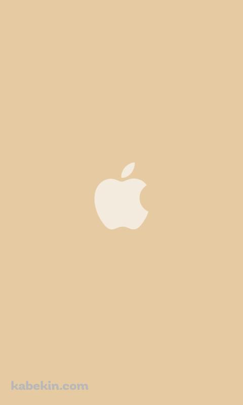 可愛いモカ アップルのロゴのAndroidの壁紙(480px x 800px) スマホ用