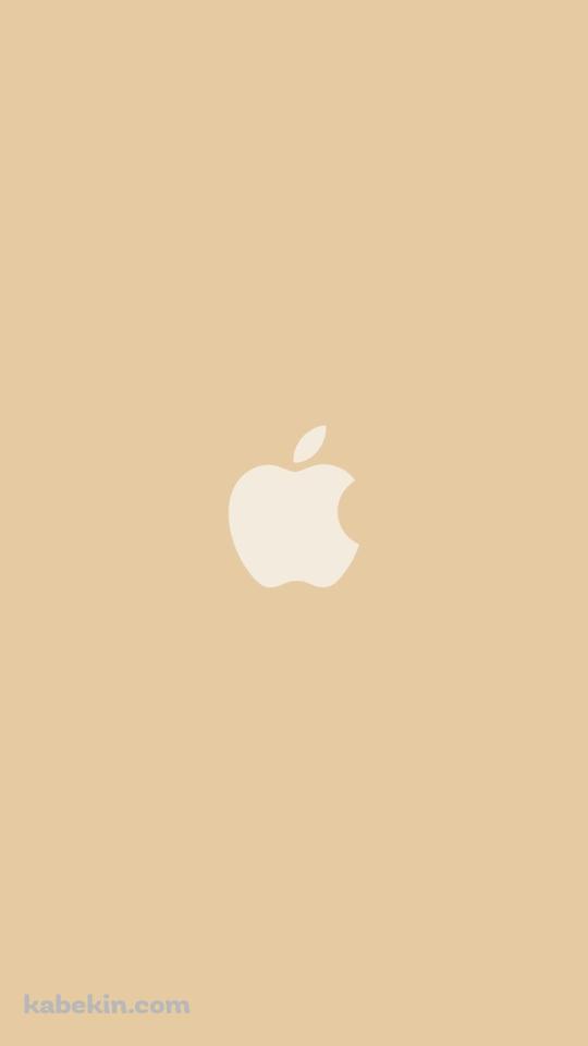 可愛いモカ アップルのロゴのAndroidの壁紙(540px x 960px) スマホ用