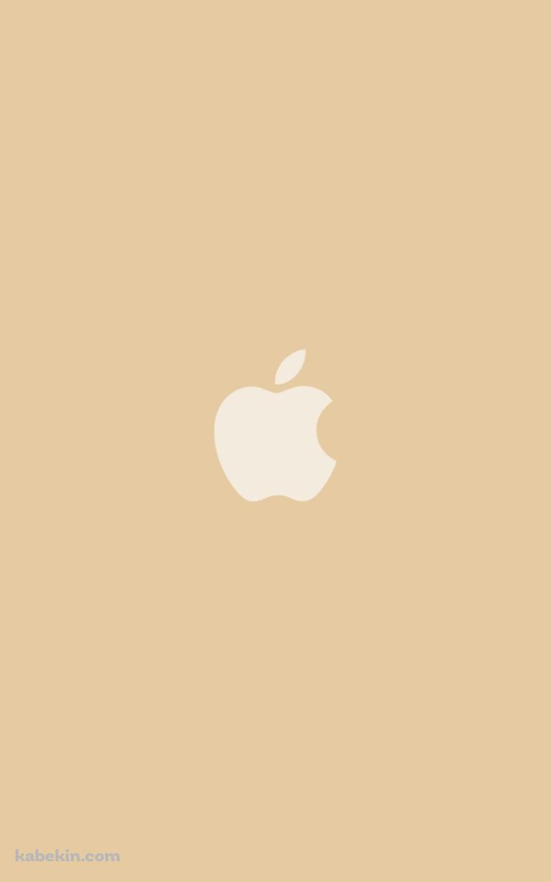 可愛いモカ アップルのロゴのAndroidの壁紙(800px x 1280px) スマホ用