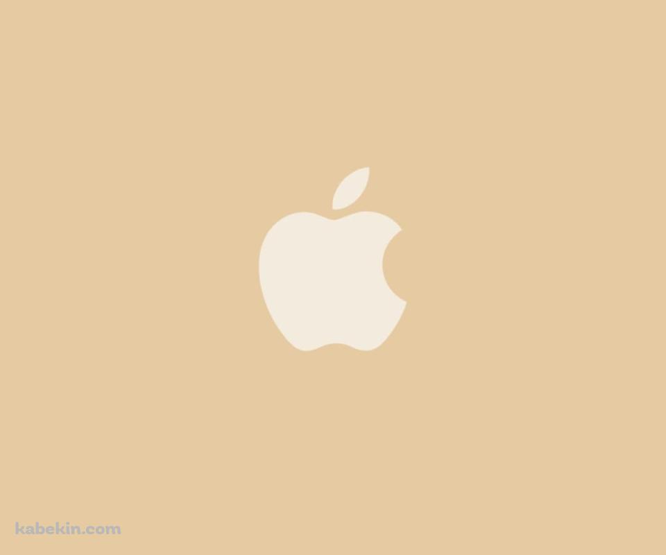 可愛いモカ アップルのロゴのAndroidの壁紙(960px x 800px) スマホ用