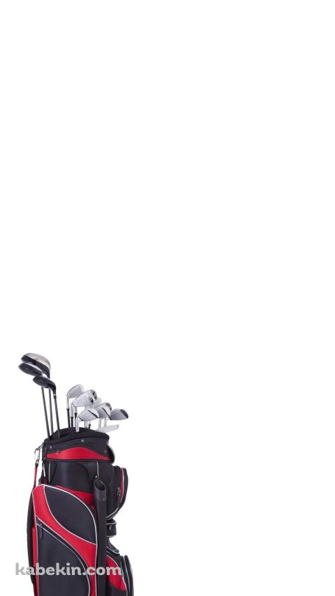 黒と赤のゴルフバッグのAndroidの壁紙(480px x 854px) スマホ用