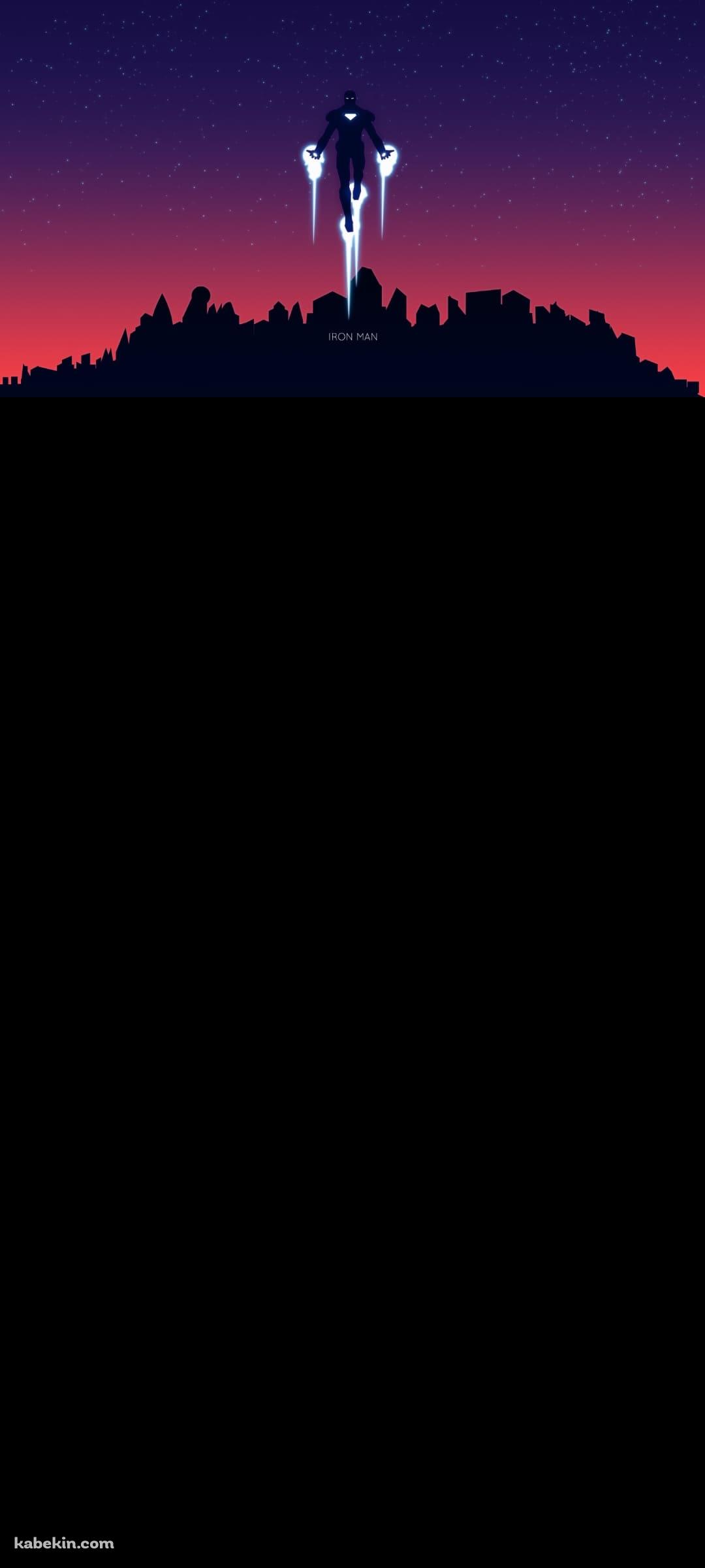 アイアンマン ironman 夜のAndroidの壁紙(1080px x 2400px) スマホ用