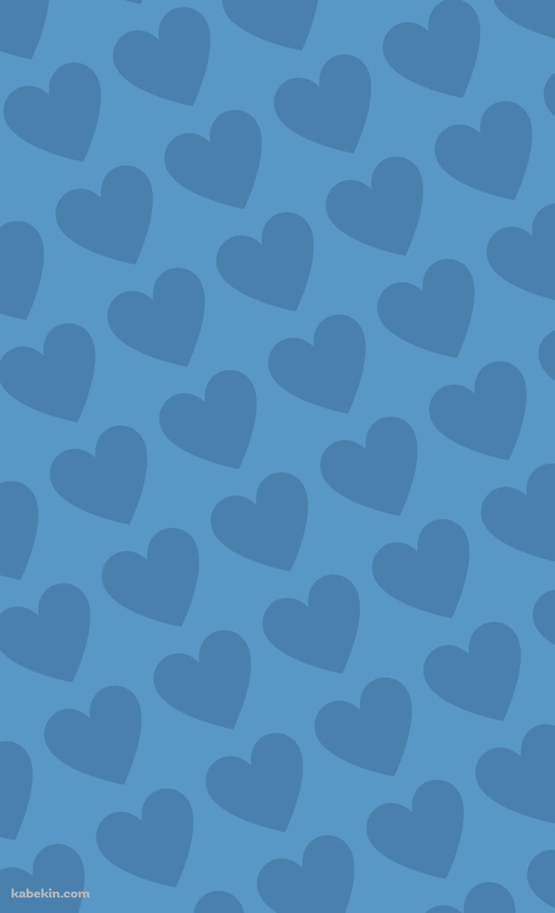 淡い水色のハートのロゴのAndroidの壁紙(1080px x 1776px) スマホ用
