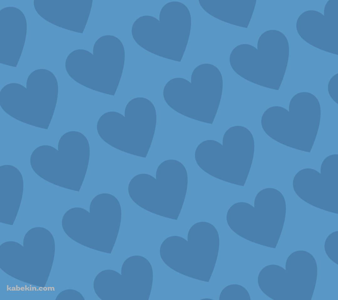淡い水色のハートのロゴのAndroidの壁紙(1080px x 960px) スマホ用