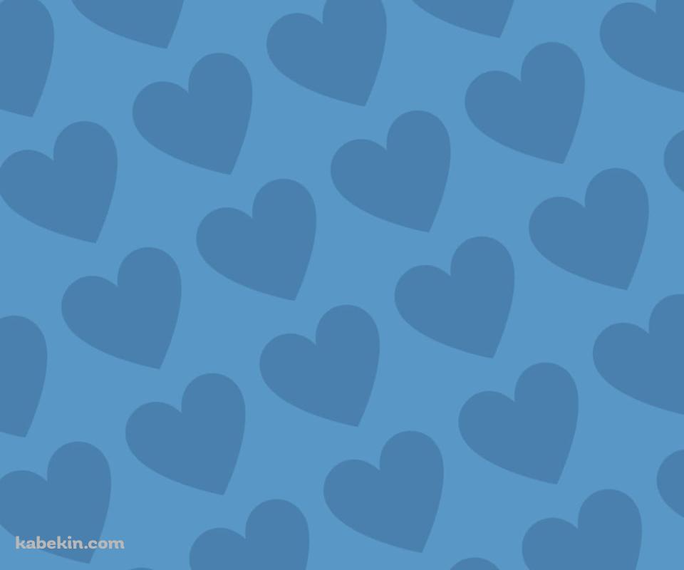 淡い水色のハートのロゴのAndroidの壁紙(960px x 800px) スマホ用
