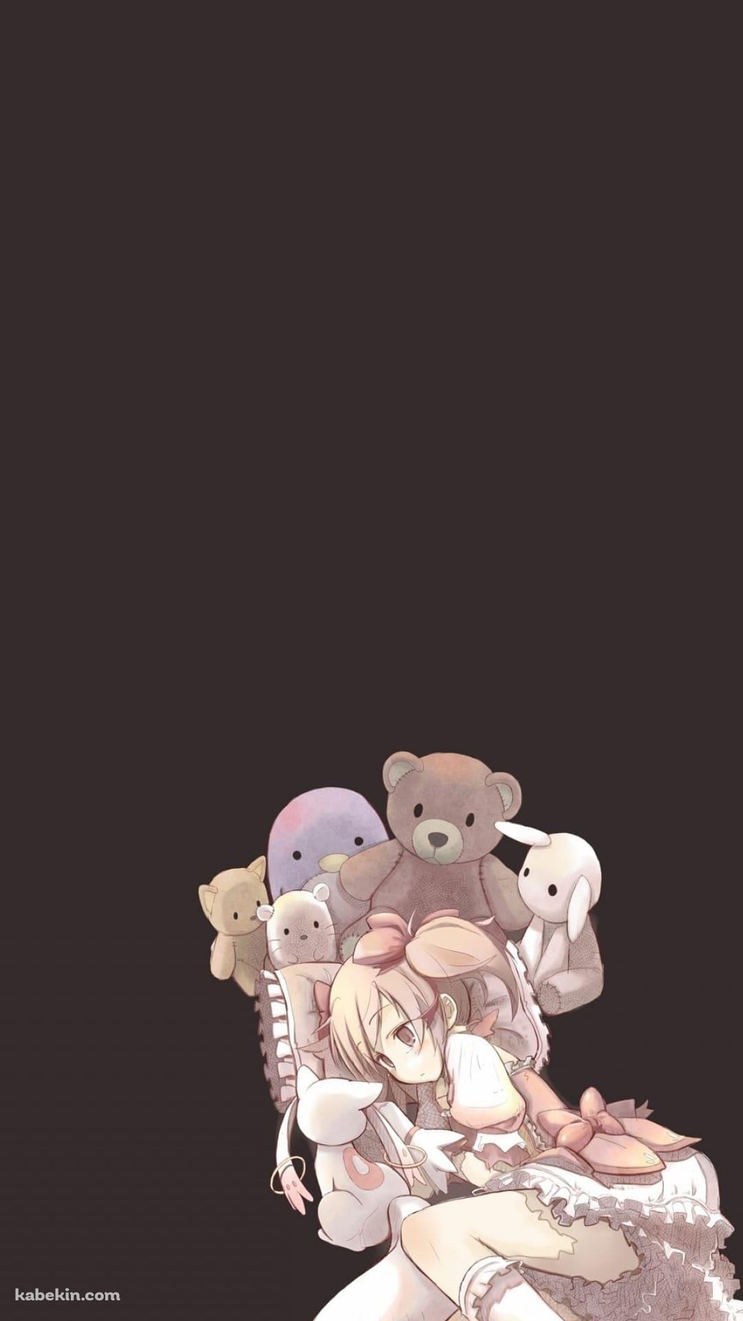 鹿目 まどか キュゥべえ まどマギ ぬいぐるみのAndroidの壁紙(1080px x 1920px) スマホ用