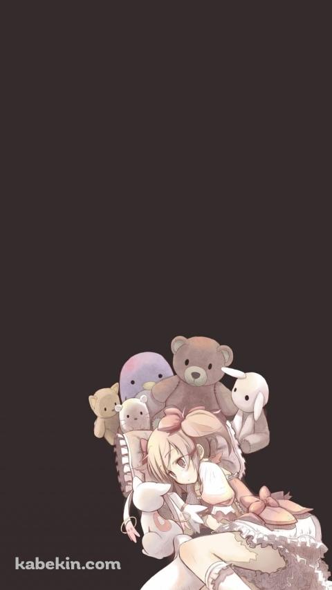 鹿目 まどか キュゥべえ まどマギ ぬいぐるみのAndroidの壁紙(480px x 854px) スマホ用