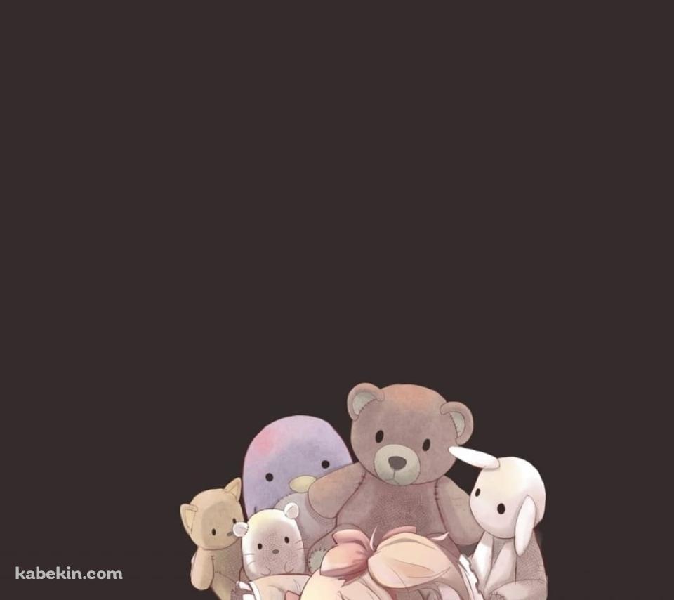 鹿目 まどか キュゥべえ まどマギ ぬいぐるみのAndroidの壁紙(960px x 854px) スマホ用