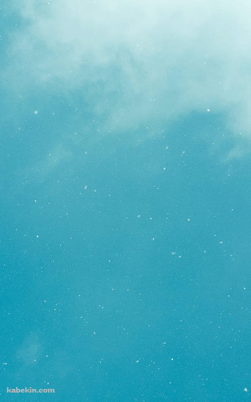 水色の綺麗な星空のAndroidの壁紙(800px x 1280px) スマホ用