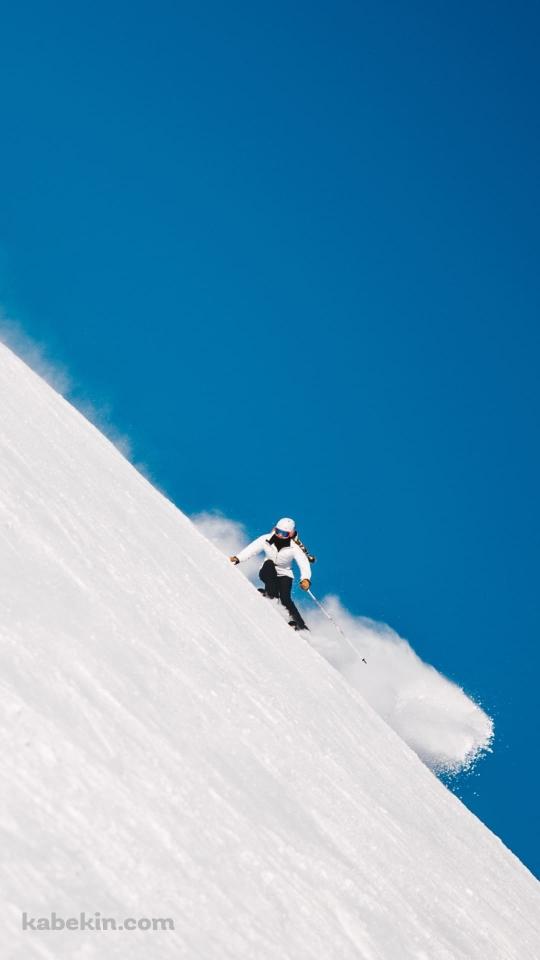 スキー 雪山のAndroidの壁紙(540px x 960px) スマホ用