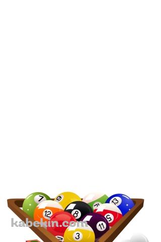 ビリヤードのAndroidの壁紙(320px x 480px) スマホ用