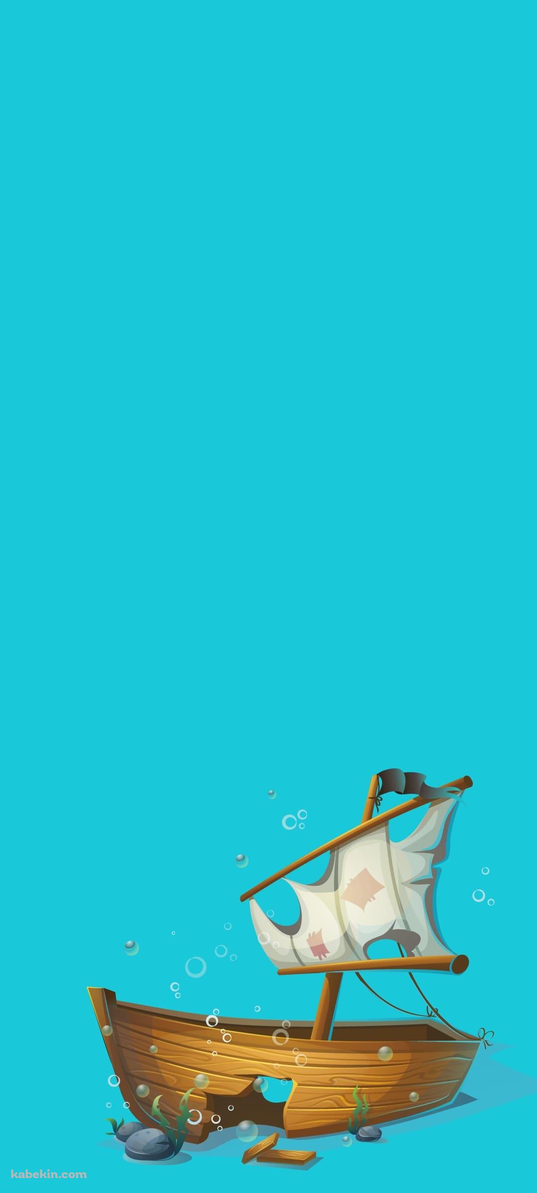 難破船 沈没のAndroidの壁紙(1080px x 2400px) スマホ用