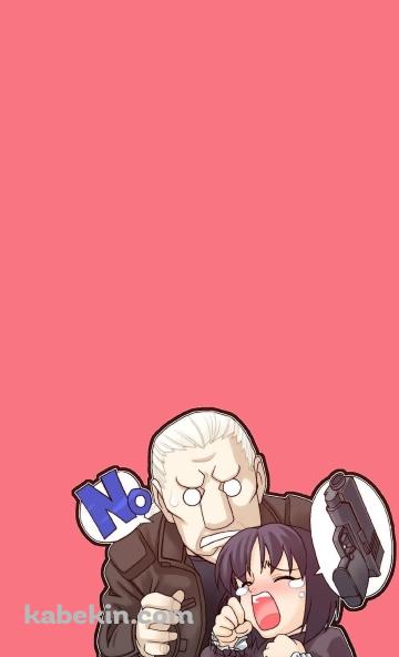 攻殻機動隊 草薙素子 バトーのAndroidの壁紙(360px x 592px) スマホ用