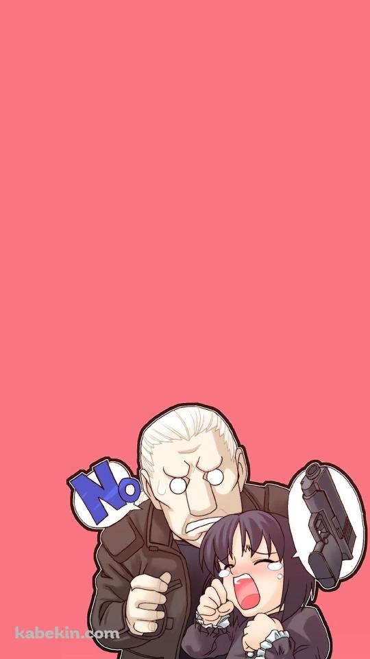 攻殻機動隊 草薙素子 バトーのAndroidの壁紙(540px x 960px) スマホ用