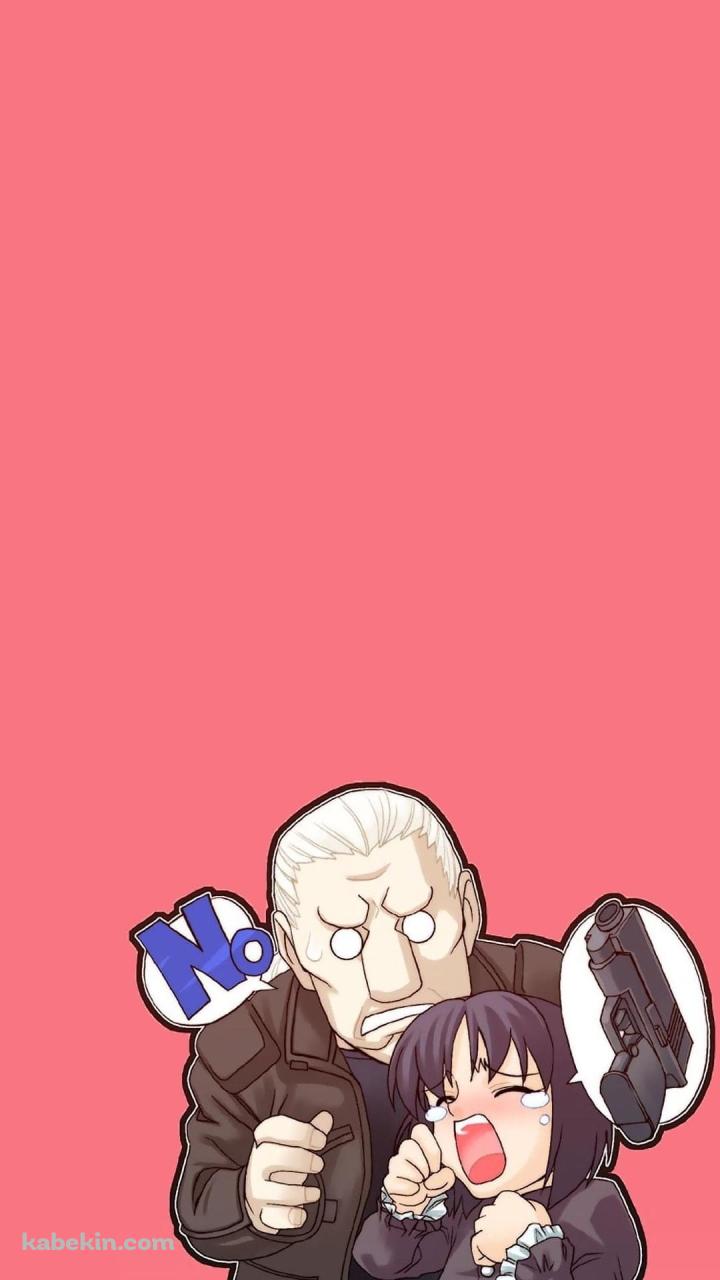 攻殻機動隊 草薙素子 バトーのAndroidの壁紙(720px x 1280px) スマホ用